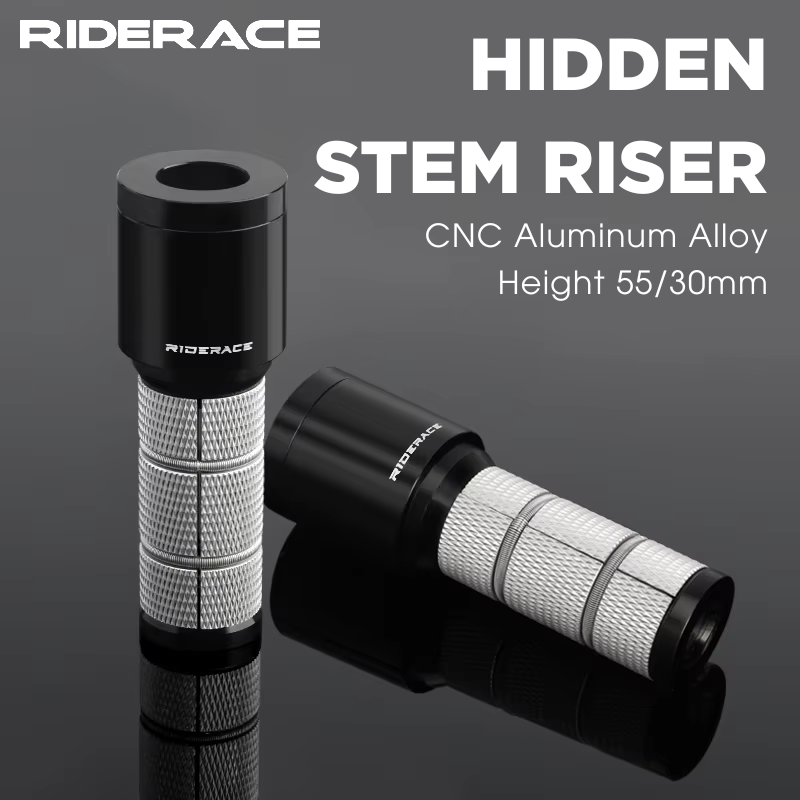 Stem Extender Tube - Fahrrad-Vorbau-Verlängerer aus Aluminiumlegierung, Gabelverlängerungsadapter für MTB