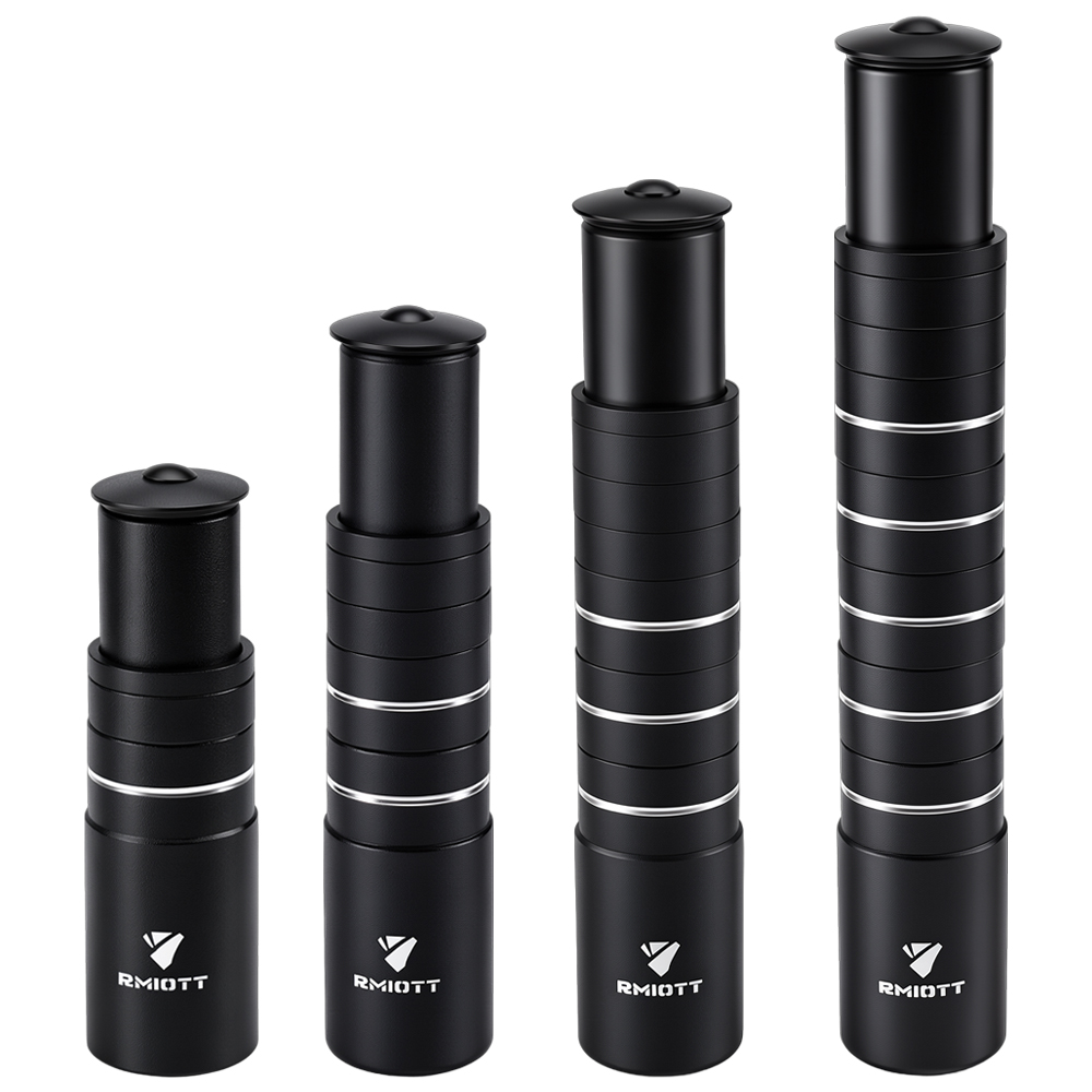 Stem Extender Tube - Fahrrad-Vorbau-Gabelverlängerung Lenkerhöhung 120/155/185/220mm für Rennrad MTB