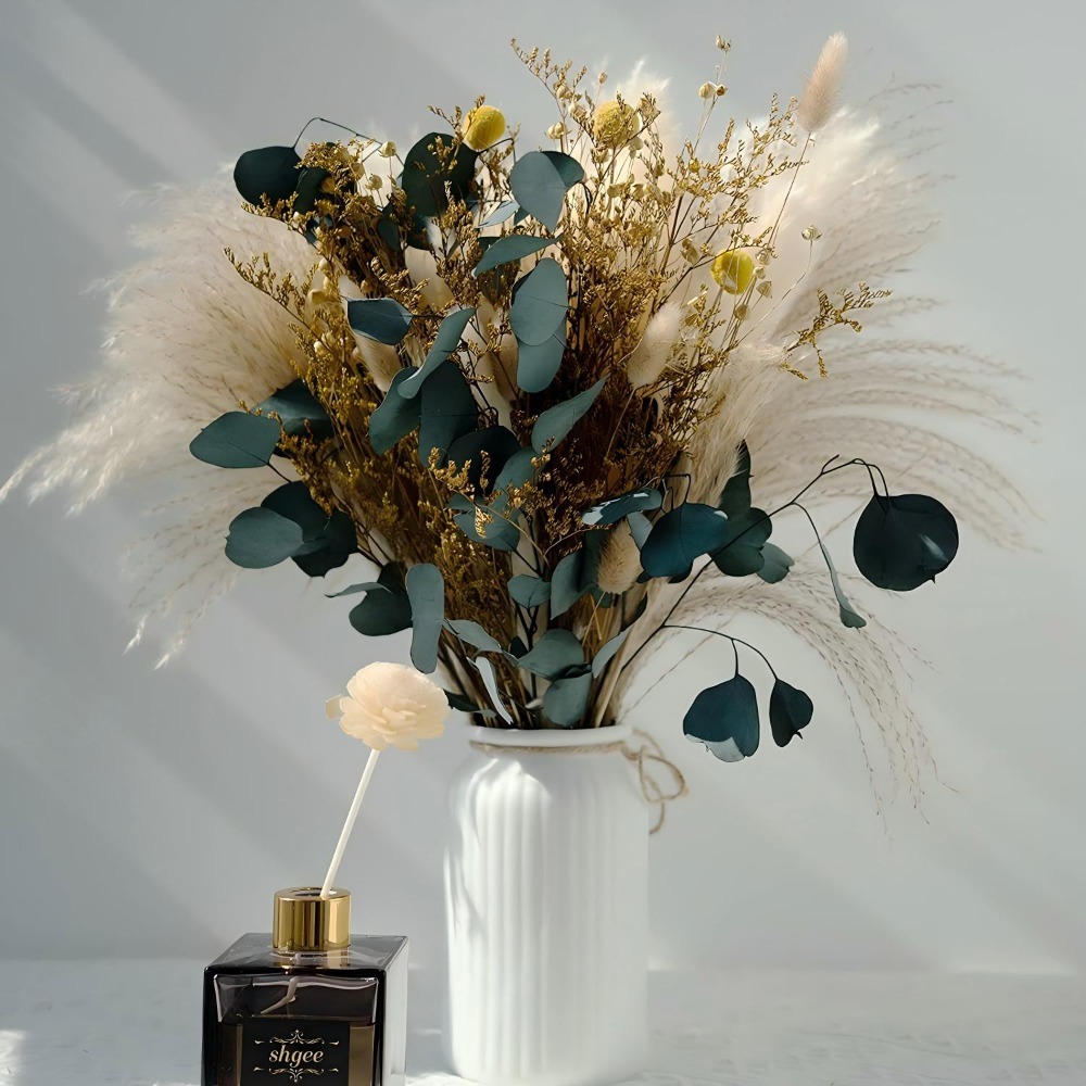 Natürlich getrockneter Pampasg – Eucalyptus Preserved Bewertung und Preis